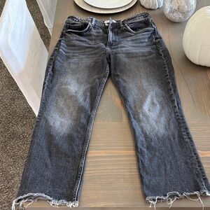Zara Charcoal Denim Jeans